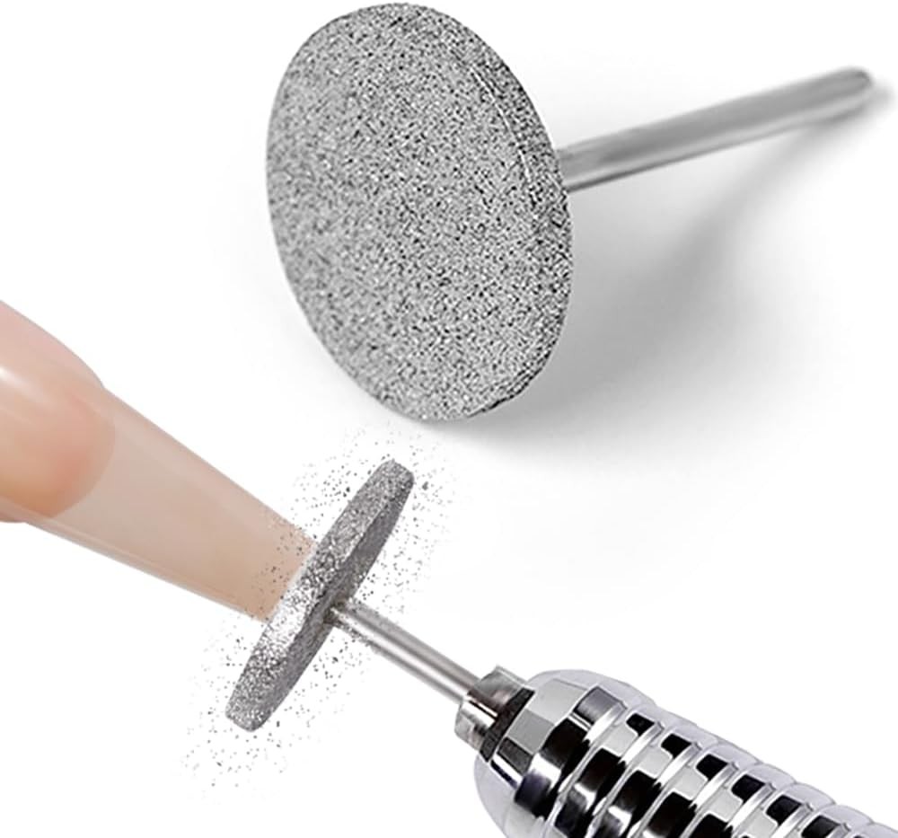 Sanding Disc Nail Drill Bits Electric Foot File for Nails Silver