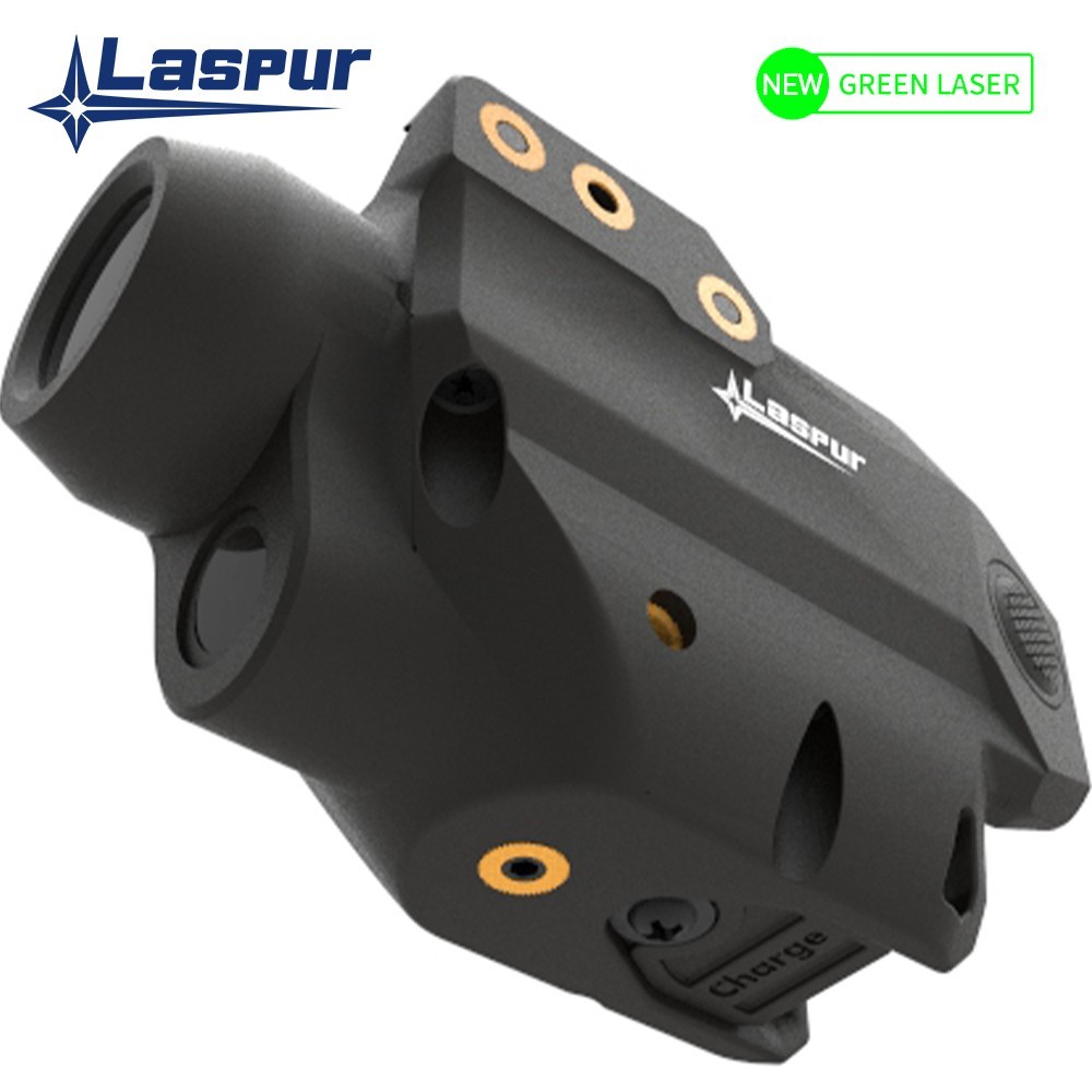 Laspur Sub Compact Green Laser Sight with Flashlight Combo Rechargeable Battery