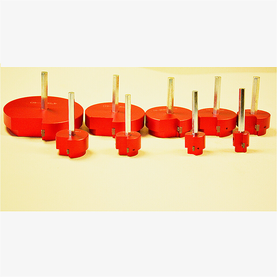 Complete Plastic Reamer Set PVC Pipe Fitting Reamer Kit Standard 1/2" Drills 9Pc