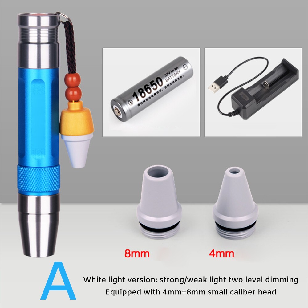 Professional Gemstone Identification Light 4 in 1 LED Flashlight Gemologist To5T