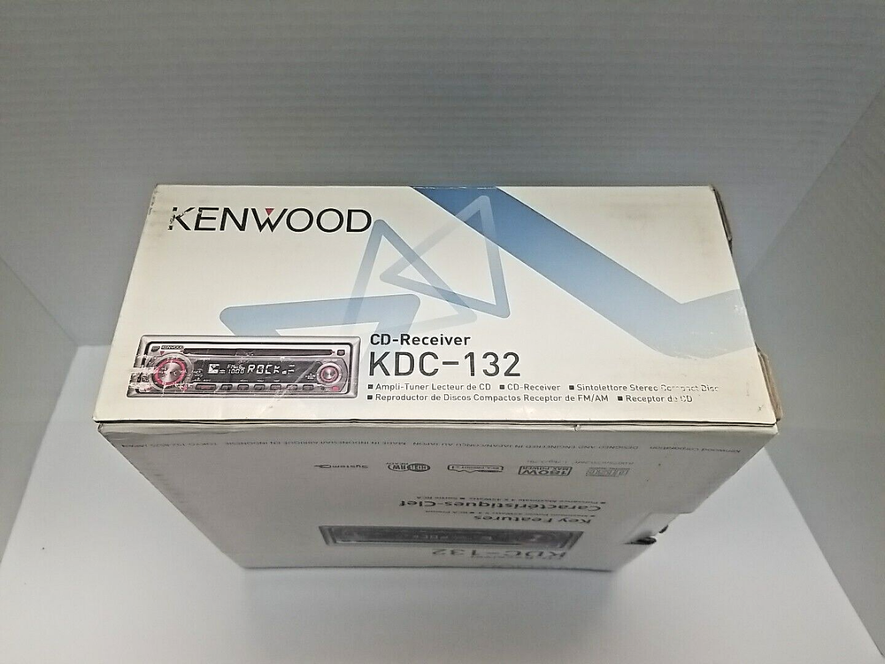Kenwood KDC-132 CD Player in Dash Receiver-Open Box Never Installed