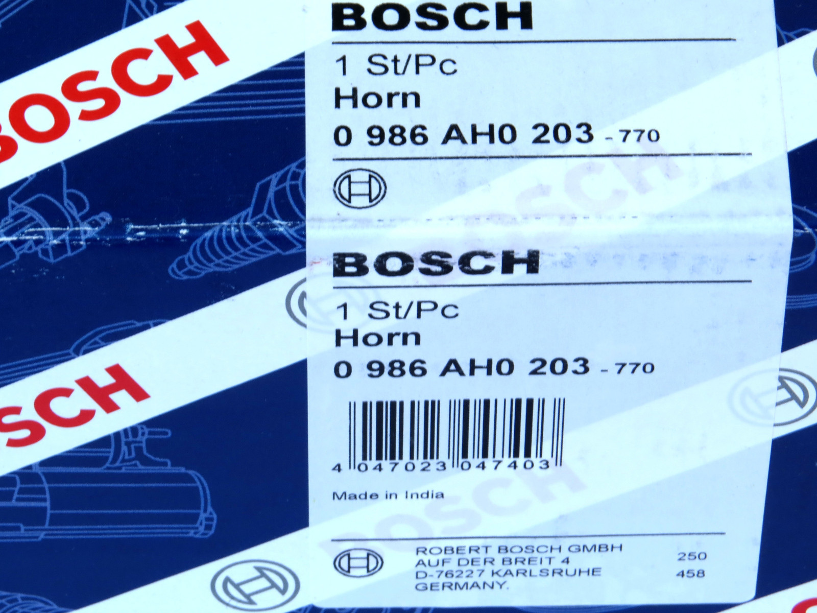 Bosch Horn Fits Mercedes W108 W110 W111 W112 W113 W115 Vintage Style