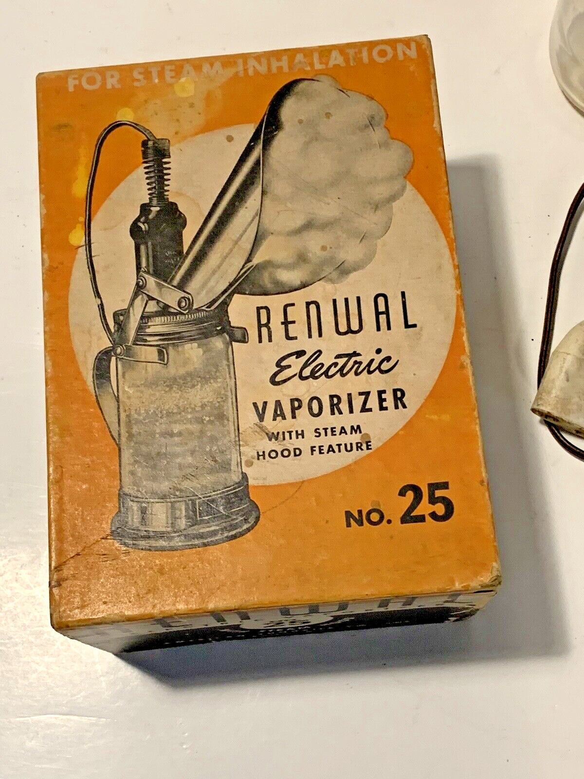 VTG Renwal Electric Vaporizer No. 25 with original Box circa 1927-1938 UNTESTED
