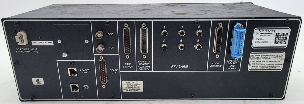 MOTOROLA 2100 BSC CALLING SYSTEMS
