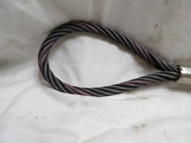 Lift-All 2 ft. 1/2" Wire Rope Steel Cable Lifting Sling 5.1 Ton