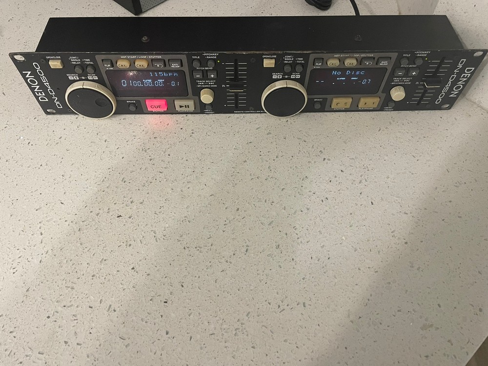DENON DN-D4500 Professional CD Player (Remote Control + Cable Only) Tested