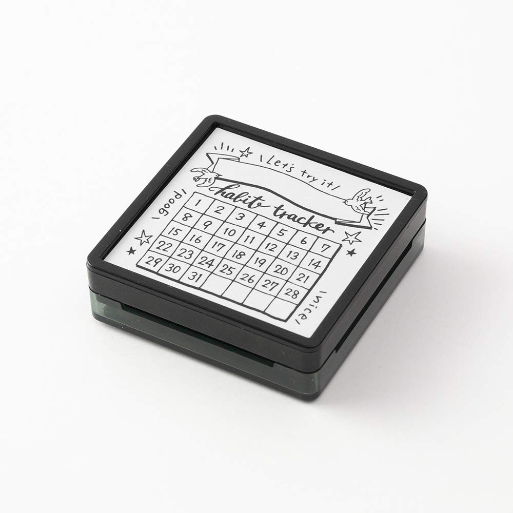 DESIGNPHIL 35392006 Stamp Penetrating Ink Habit Tracker Planner Pattern
