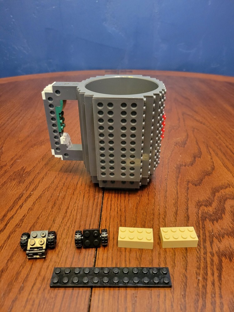 Lego Build-On Mug/Cup Grey Thinkgeek