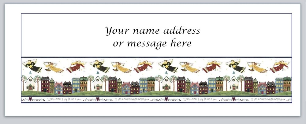 30 Personalized Address Labels Angels   (BO 310)