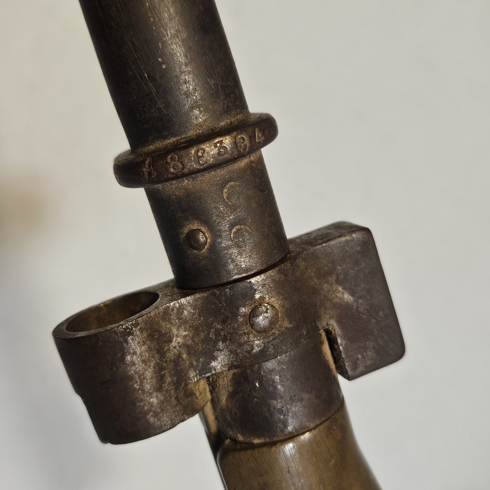 WWI, WWII French MLE 1886/36 Lebel Bayonet w/ Scabbord