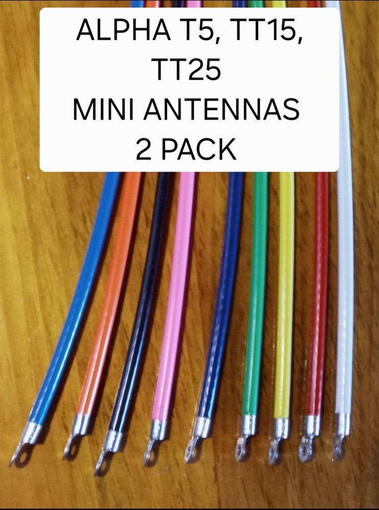 2 GARMIN MINI REPLACEMENT LONG RANGE ANTENNAS FOR ALPHA TT GPS TRACKING COLLARS