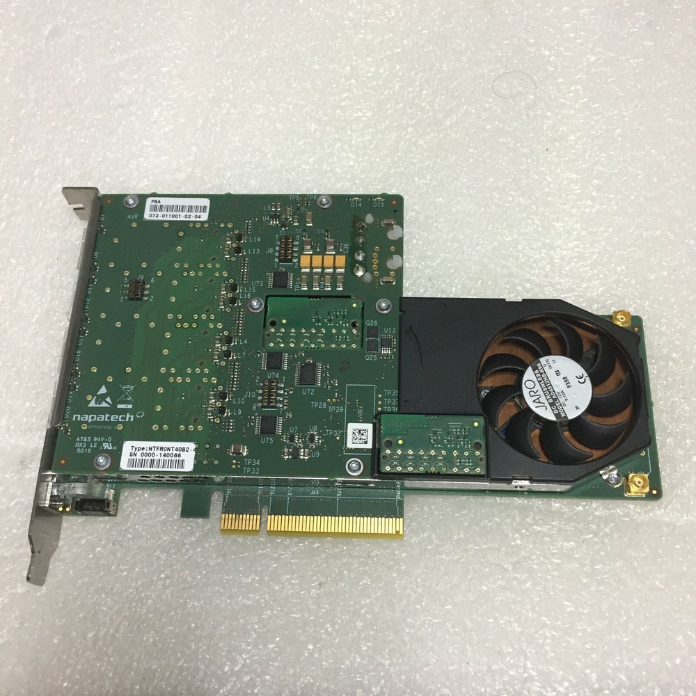 NAPATECH NTMAINB1E2-PTP NTFRONT40B2-4 PCI-e Network Accelerator FREE S/H