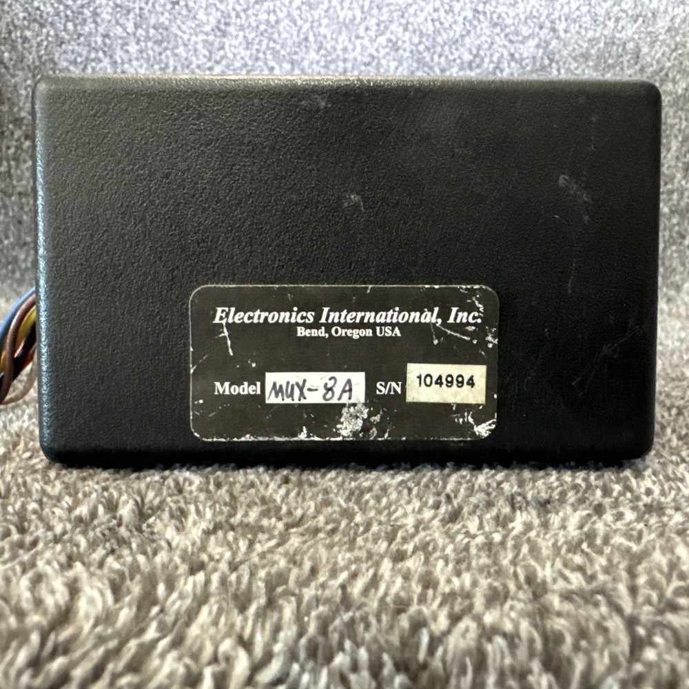 ELECTRONICS INTERNATIONAL MUX-8A DATA RECORDER