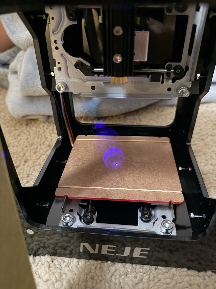 Small Laser Engraving Machine 6x8 IN With Some Testing Samples