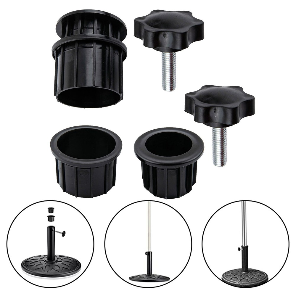 Umbrella Stand Hole Ring Set for Secure Fit on Different Pole Diameters