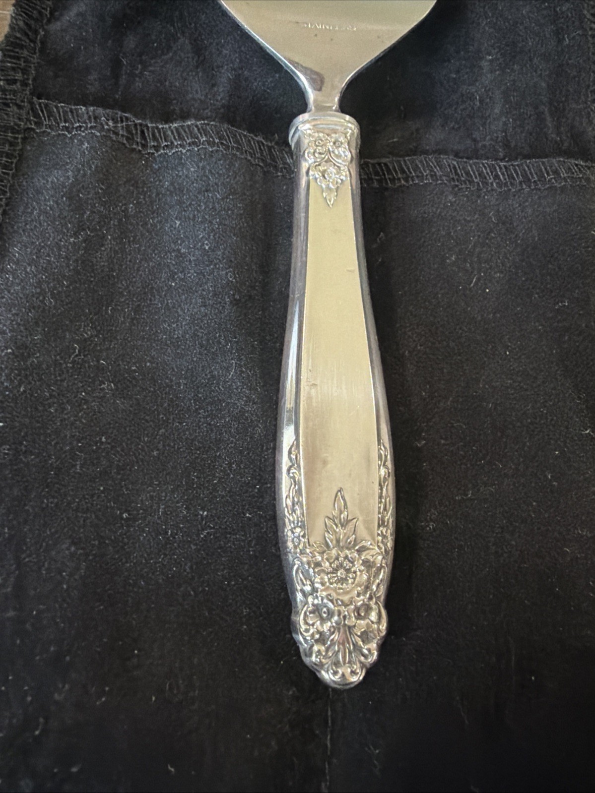 International PRELUDE Pie Server with Stainless Blade Sterling handle 1939 10"