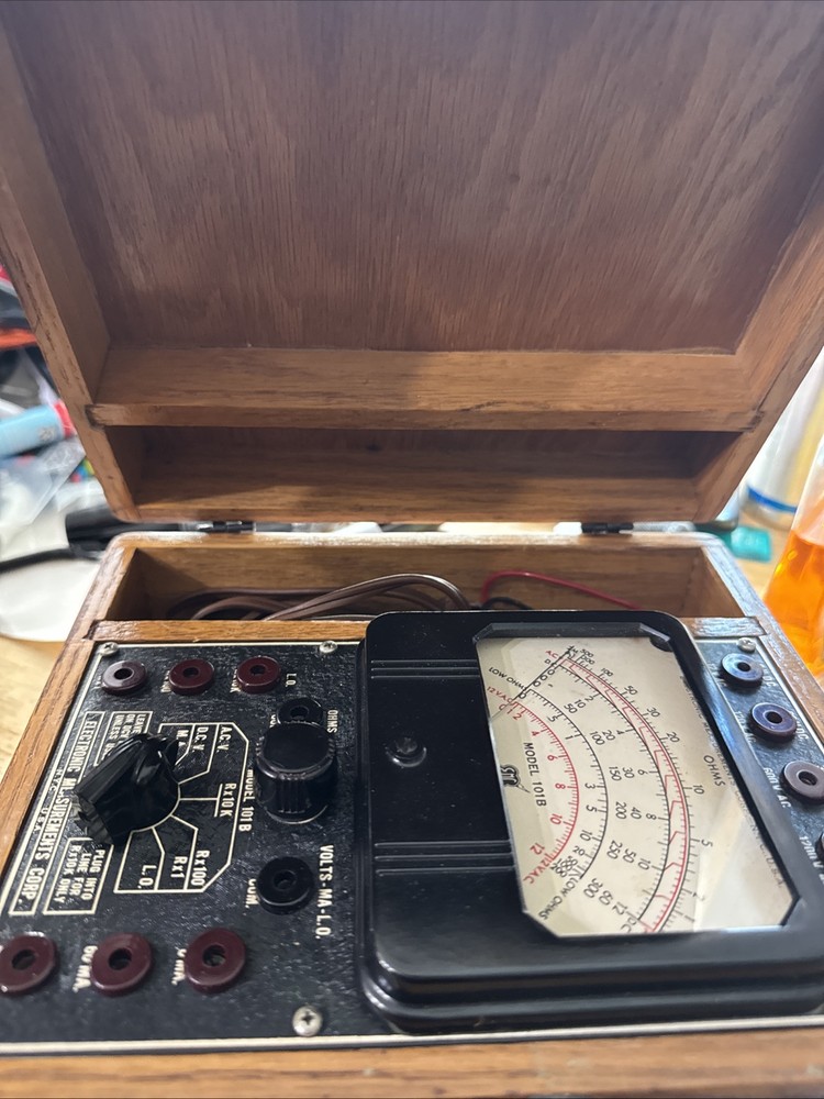 Meter Electronic Measurement Corp- EMC Model 101B Volt OHM Meter -Corp - Tested