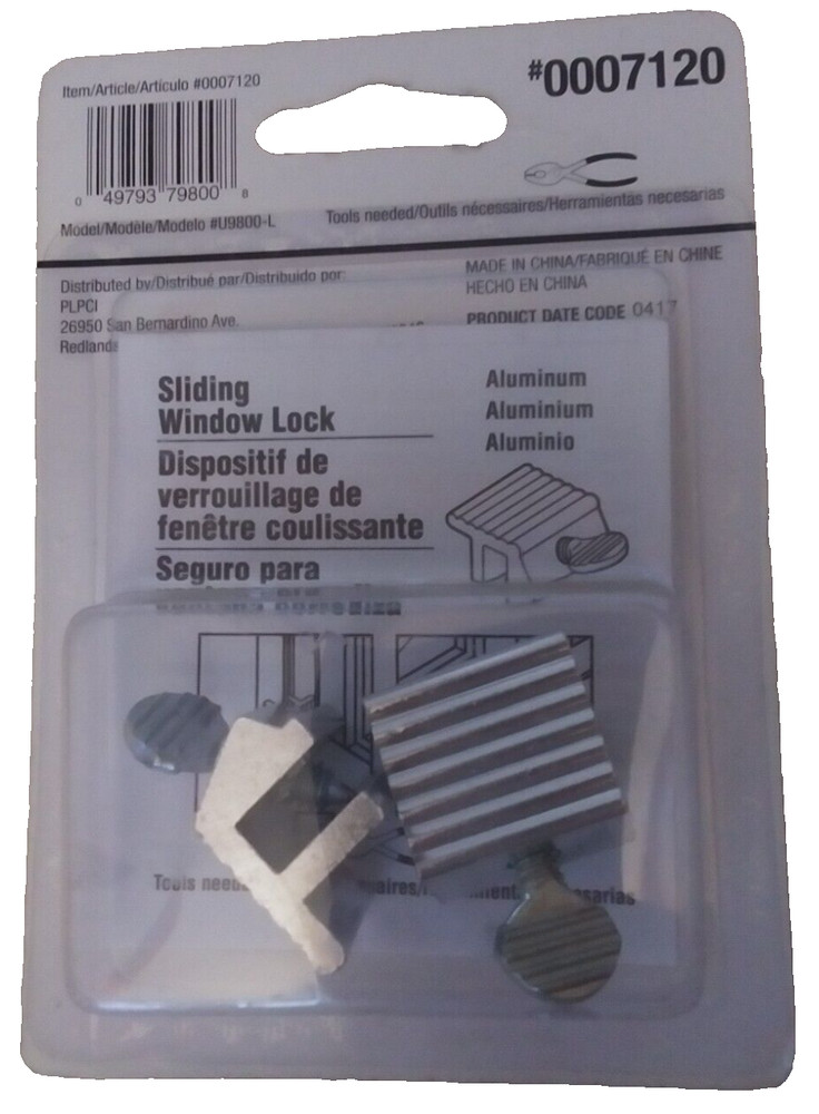 Gatehouse Aluminum Sliding Window Locks 2-Pack