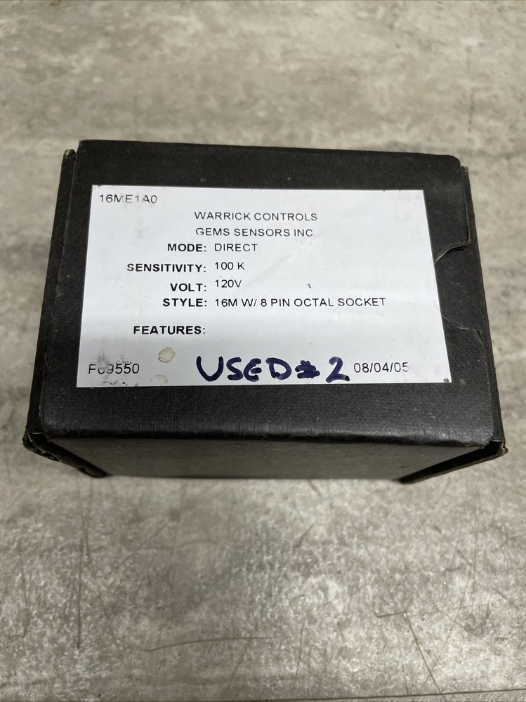 Warrick Controls GEMS 16ME1A0 Liquid Level Control Plug In Module