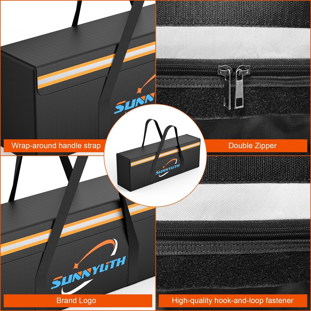 E-Bike Battery Safe Bag Fireproof Explosionproof, Large Document Lipo Waterpr...