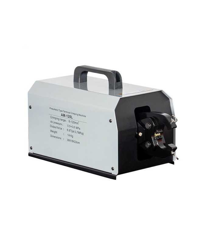 Pneumatic Bare Rope Crimping Machine 6 - 120 mm²