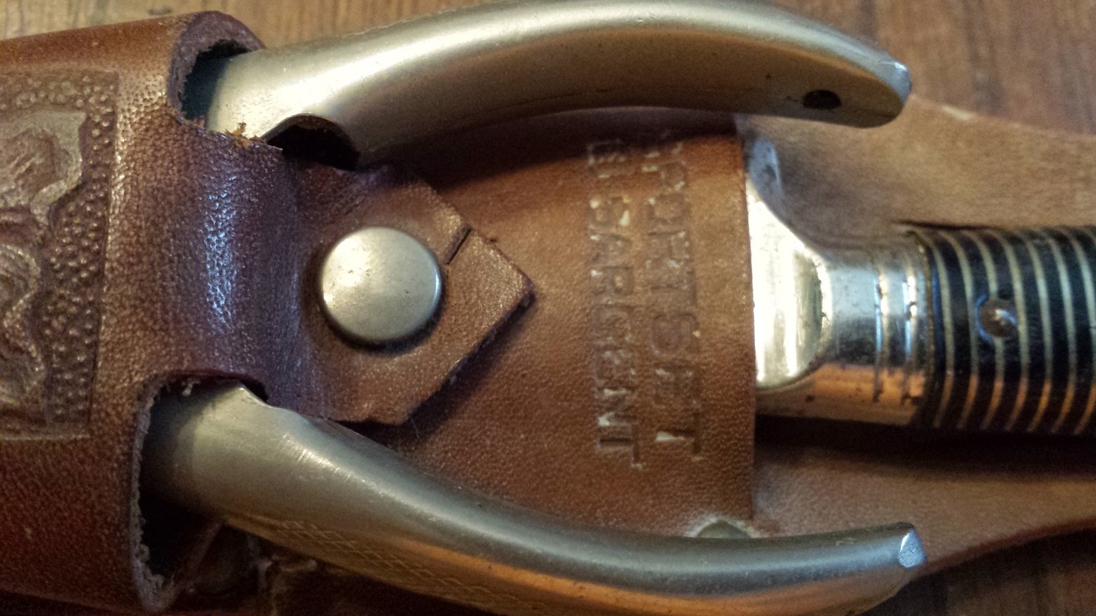 Vintage Imperial Sargent Sportset Knife & Plier Nippers Set With Leather Sheath
