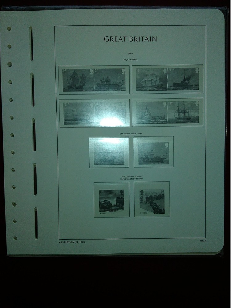 LIGHTHOUSE Commemorative Hingeless album pages Great Britain 2019 Used R2019