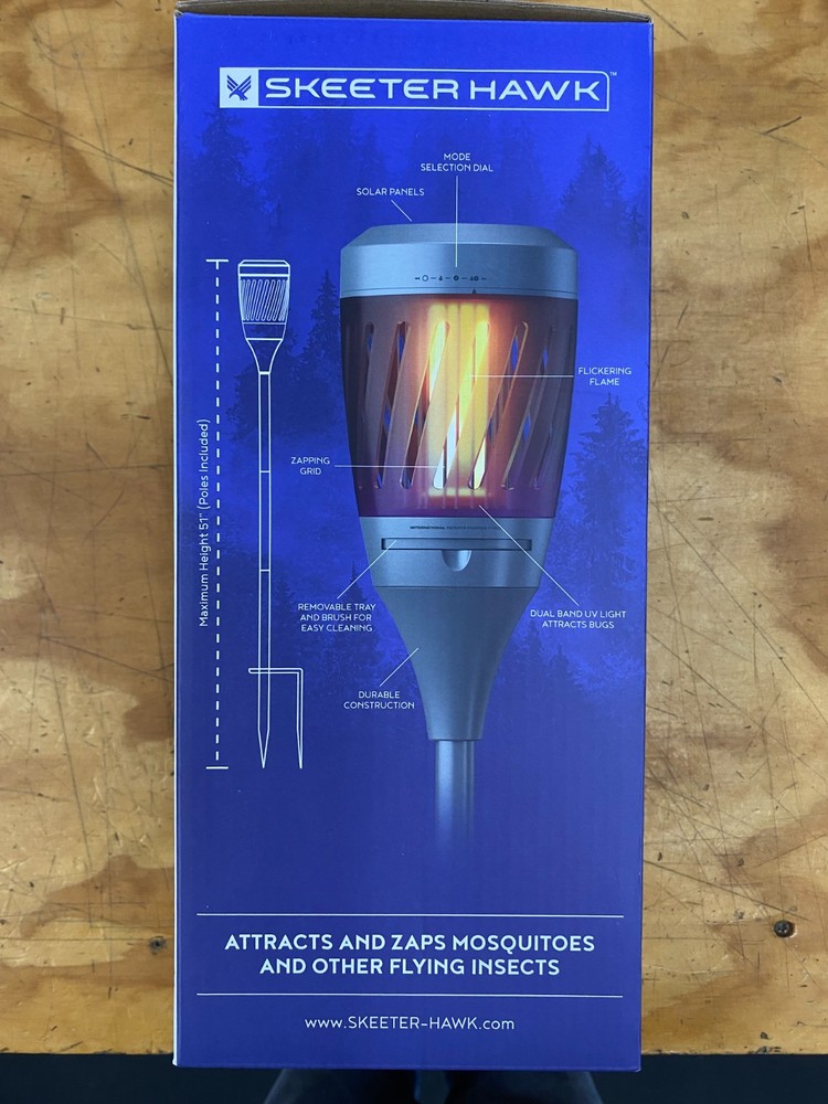 SKEETER HAWK SOLAR TORCH ZAPPER