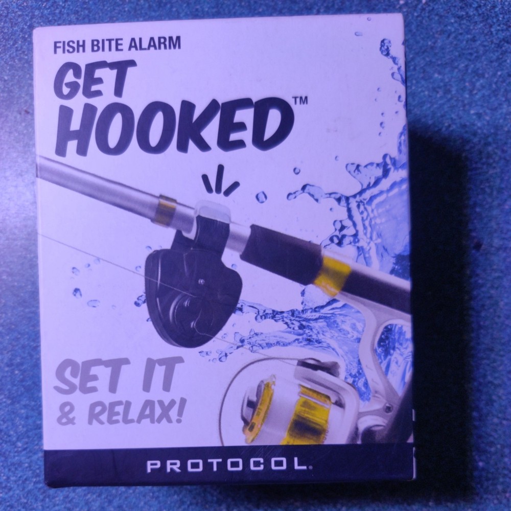 Protocol Get Hooked Fish Bite Alarm  NEW IN BOX