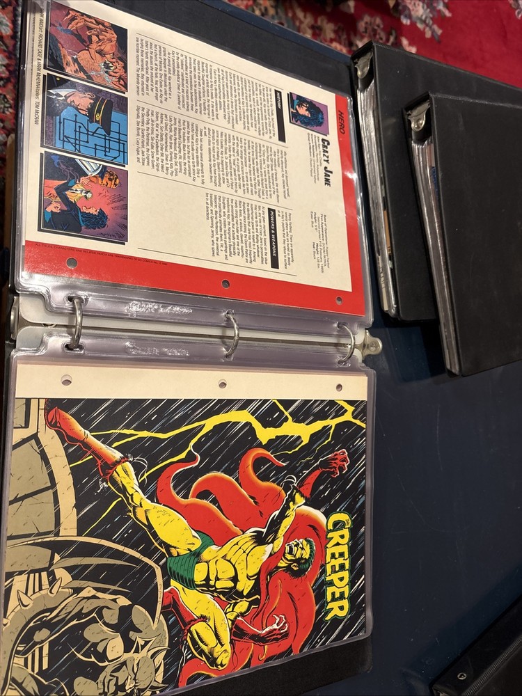 Comic Book Bio Binder
