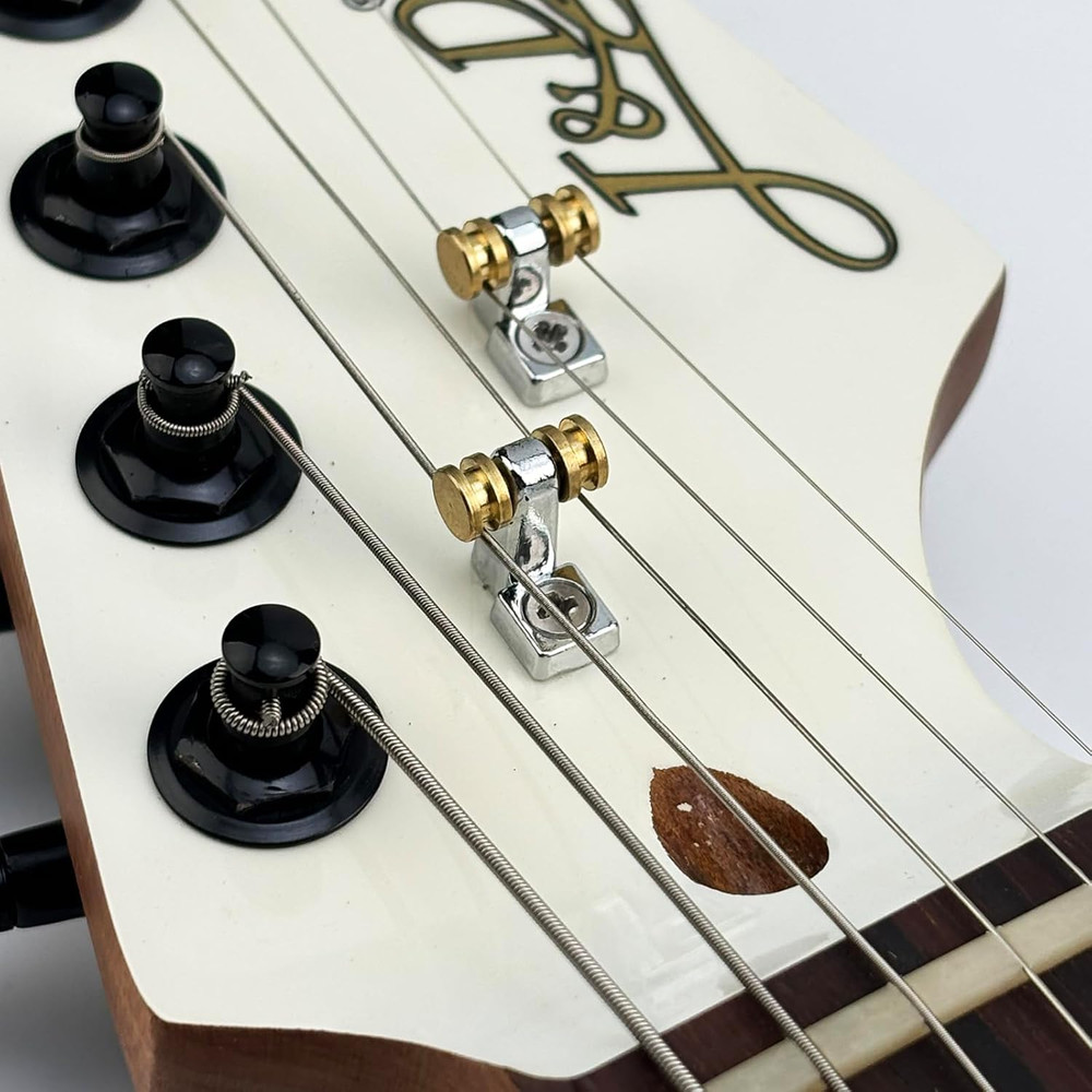 Pack of 2 Brass Roller String Retainer for Electric Guitar String Tree String Gu