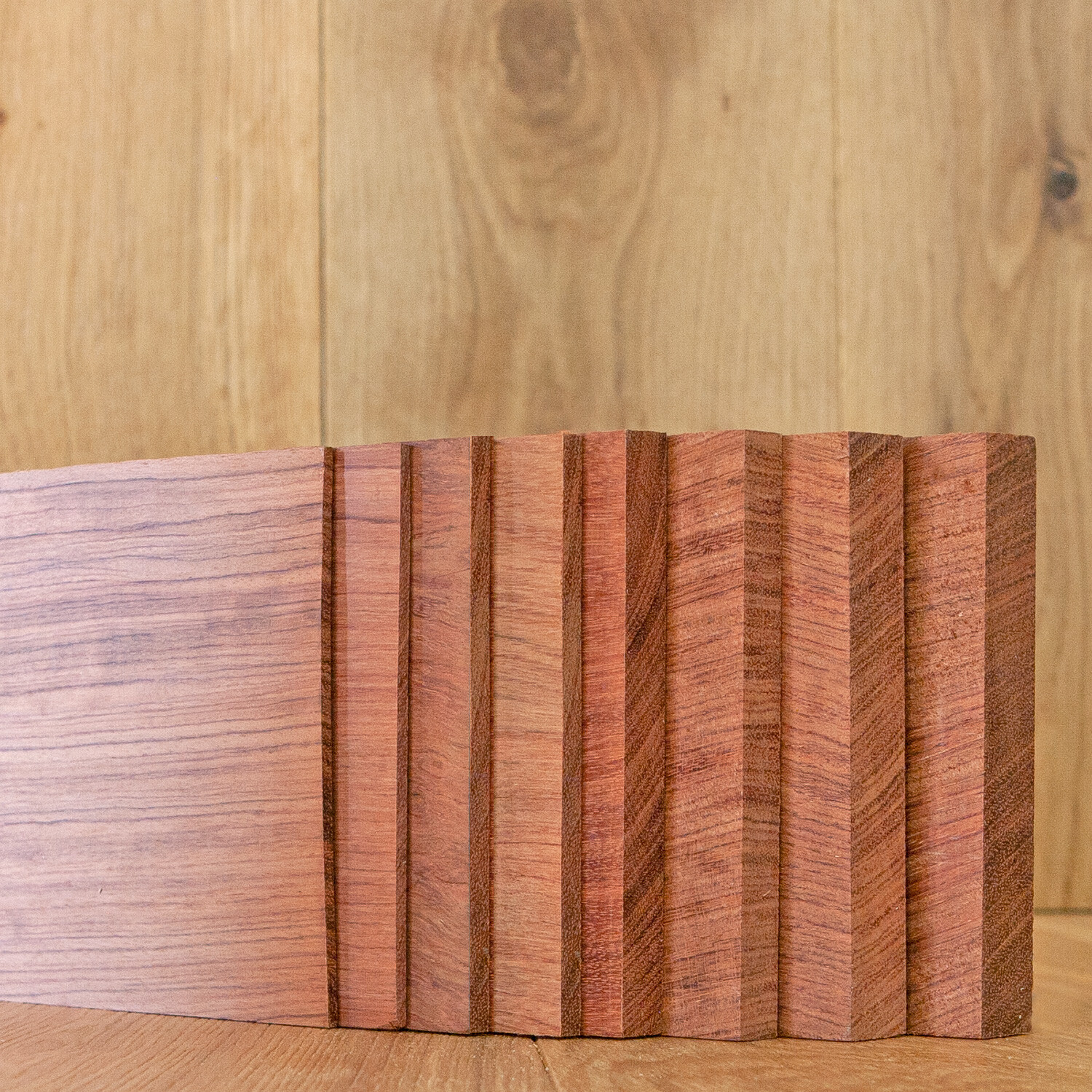 1/8", 1/4", 1/2" & 3/4" S4S Bubinga Dimensional Lumber