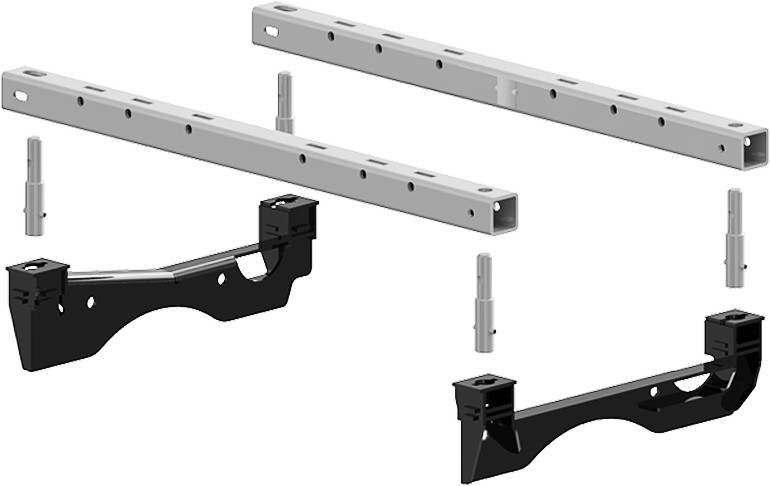 PullRite 2332 Bolt-On Fifth Wheel Hitch Mount Kit