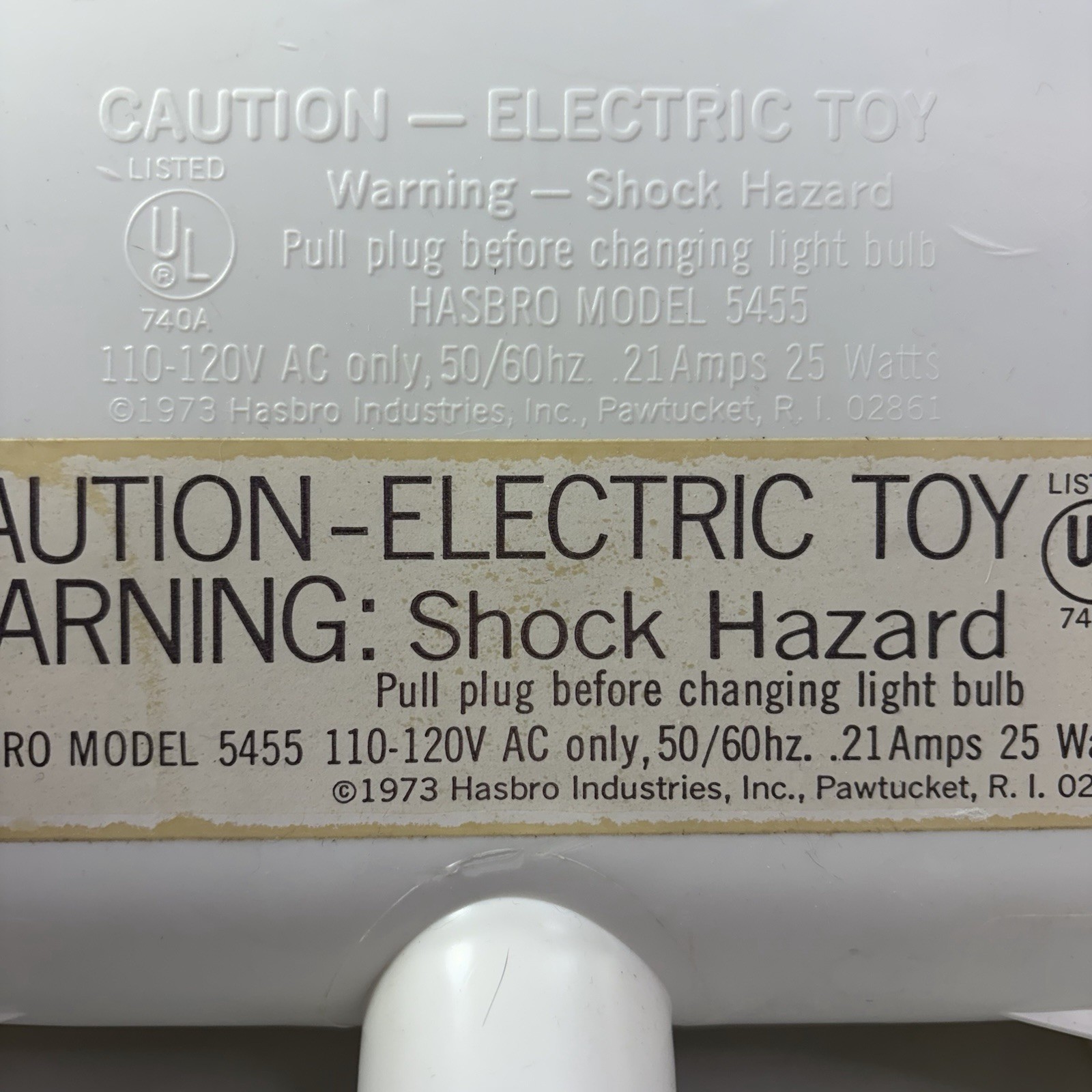 Vintage Hasbro Lite Brite 1973 Light Bright 5455 With Large New Bag Of Pegs