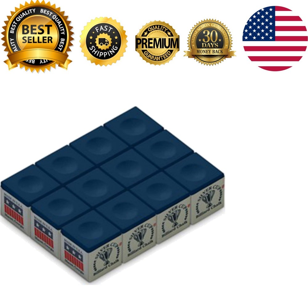 Billiard CHALK - ONE DOZEN