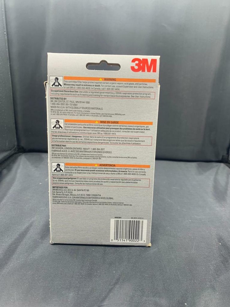 3M REPLACEMENT FILTER A1BAUSE1P2 60923H1 FOR MULTI-PURPOSE RESPIRATOR