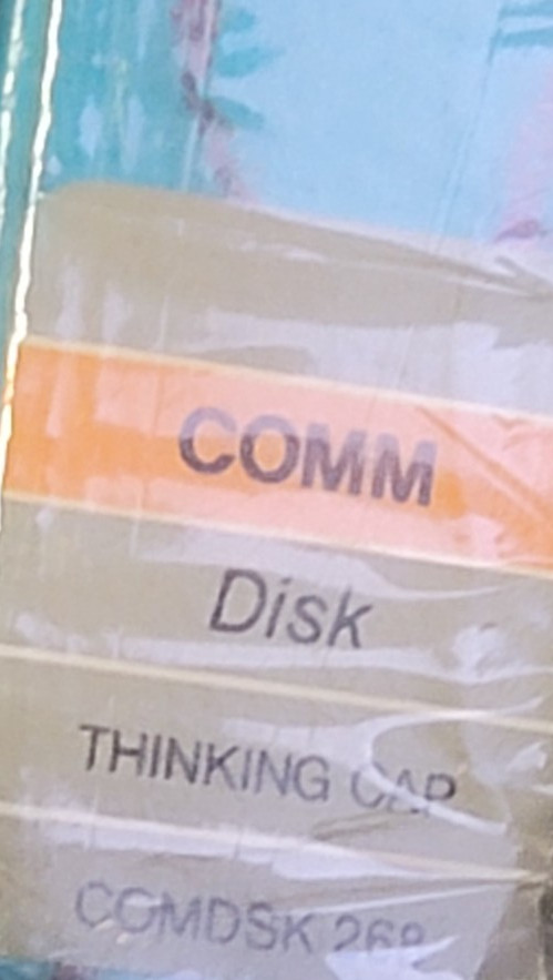 Thinking Cap The Outline Processor by Broderbund for C64 - C128 RARE. UNTESTED