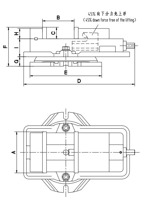 2” ANG-LOCK MILLING MACHINE VISE w. swivel base #850-200 NEW