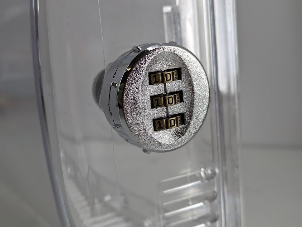 StatGuardPlus Universal Thermostat Guard Clear Changeable with Combination Lock