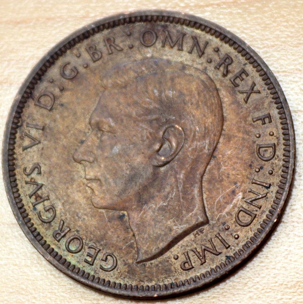 1944 Great Britain 1 Penny Unc.