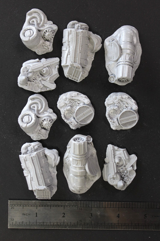 Lot Terrain 32mm Sci-Fi Scatter Terrain Collection