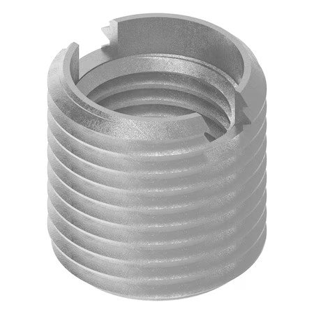 Thin Wall Self Locking Thread Insert, 7/16"-20 Int Thrd Sz, 18-8 Stainless