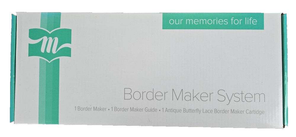 OMFL Creative Memories Border Maker System Bundle with 4 Cartridges Retired NIB!