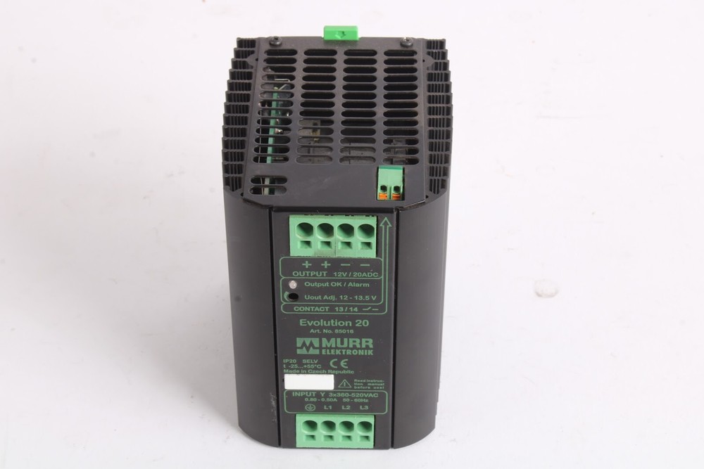 Murr Elektronik Evolution 20 Power Supply 12VDC 20A 85016