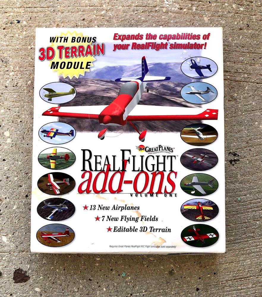 Great Planes RealFlight Simulator Generation 2 & Add-Ons Volume 1 ~ Seldom Used
