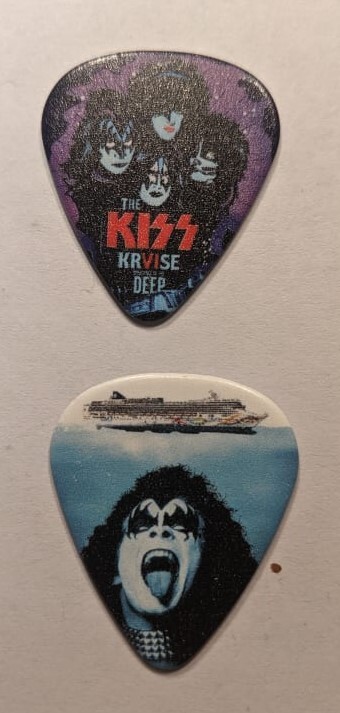 KISS KISS KRUISE  VI JAWS   Guitar Pick