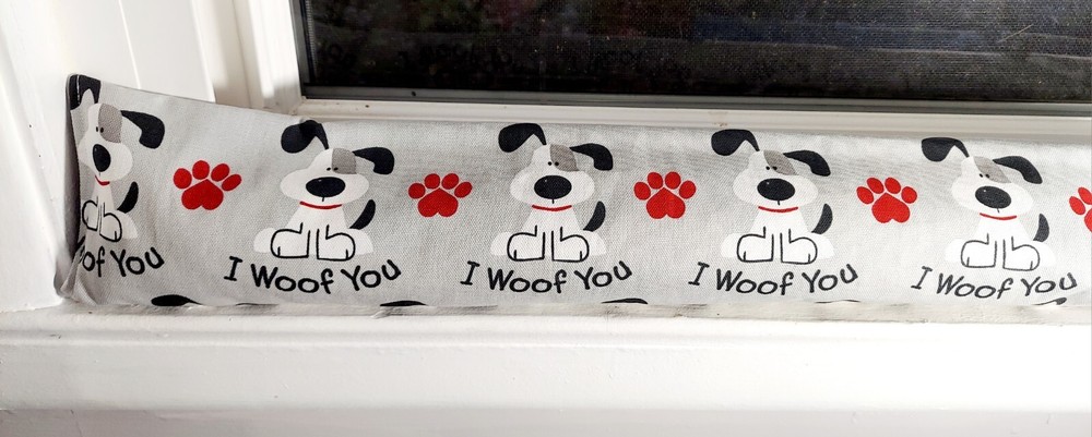 Door Draft Stopper, Cedar Filled, Draft Stopper, Window Draft Stopper, Dogs
