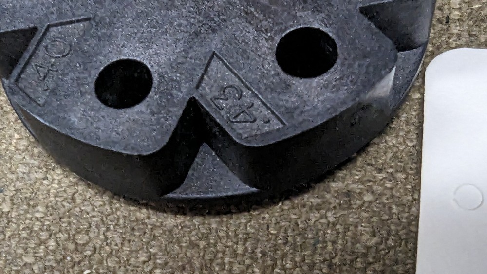 Lee Auto Disk powder measure inserts, A