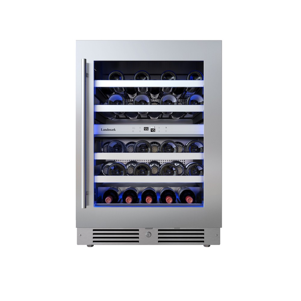 Landmark L3124UI2WGRH 24"W 37 Bottle Capacity Panel Ready Wine - Panel Ready