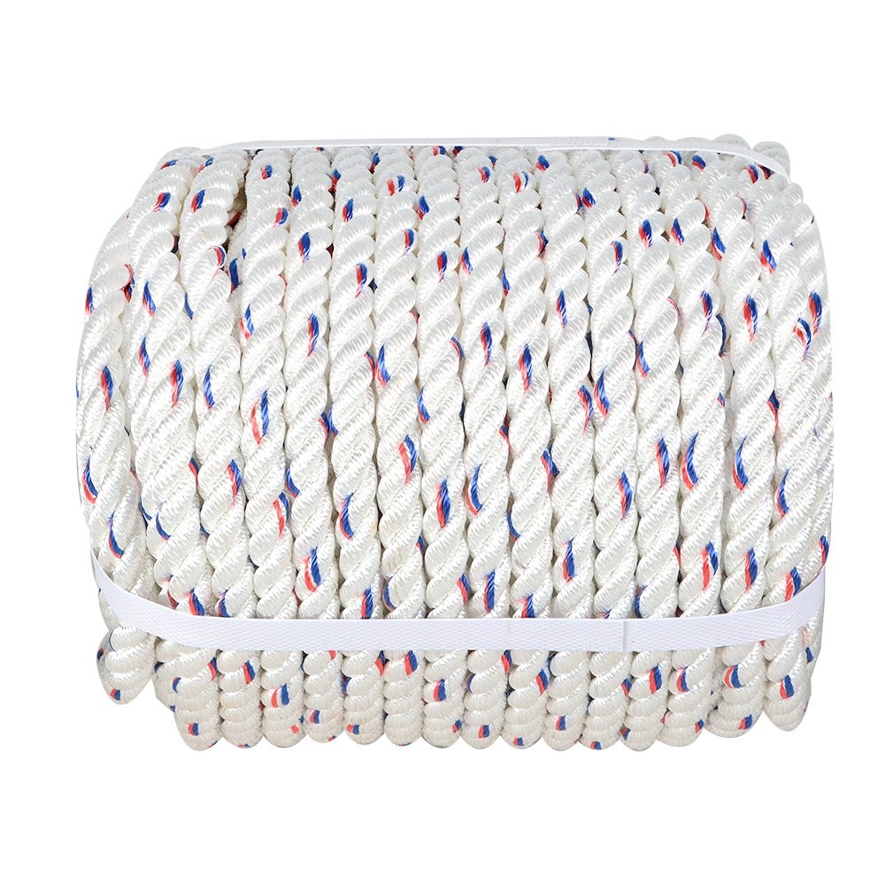 7200Lbs 5/8"×150' Double Braid Polyester Arborist Bull Rope Pulling Rigging Line